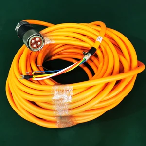 Power Cable Pre-assembled 6FX8002-5DS14-1AF0 4x10+(2x1.5)C Connector Full Thread Sz.3 for SINAMICS S120 Motor Module Dmax=20.1mm