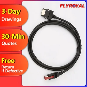 12V/24V 8 Pin USB Cable with Braid Shielding Powered Printer Wire Harnesses for POS System Terminal for USB Power Device