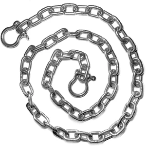 US Type G30 Zinc Plated High Quality Drag Chain Welded Structure 3mm-32mm Standard with Long Operation Life