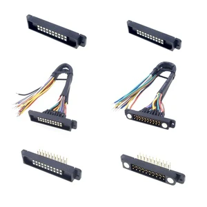 2.54MM Pitch 2x10 Male Female Mount Holes PCB Spring Loaded 2.0A 36V DC 20 PIN Magnetic Pogo Pin Connector