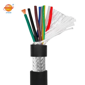 PVC Sheathed Copper Conductor TRVVP Medium Voltage 300/300V Insulated Screened Flexible Cable Industrial Construction Use