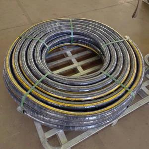 Oil-Resistant NBR Hydraulic Hose with High-Strength Reinforcement and Anti-Static for Hydraulic Oil Transfer (Cutting Available)