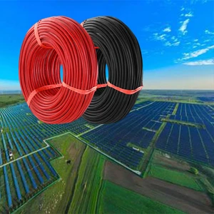Double Core XLPE Insulated Low Voltage Solar Cable 1.5mm Cross Section Weatherproof for Outdoor Solar Energy Installations