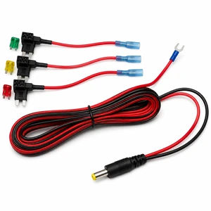 Automotive Fuse Tap Wiring Harness 1.5M DC Power Cable Assembly for Auxiliary Lighting