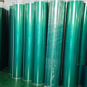 50mmx0.05mmx66M Green PET Polyester Tape High Temp Tape For Wiring Harness Transformers And Motors