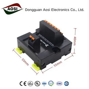 1IN 6 Out Automotive 10A Copper Wiring Distribution Terminal Module Feed Power Distribution Splitter Efficient PLC Wiring Board