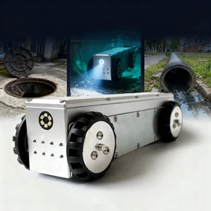 High-Tensile Wear-Resistant Cable 100mm Diameter Pipe Inspection Crawler Robot