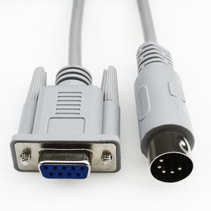 Durable DB9 RS232 Connector Wire Harness with Front Screw Lock for Industrial Equipment | Custom Cable Cable Assembly