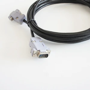 Shielded Custom Length 15feet Solded DB9 DB15 DB37 Male and Female DB9 Wire Harness with Shell