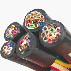 Rubber Copper Cable, PVC Flexible Cable, 2, 3, 4, 5, 8, 10, 12, 16 Cores, 1.5mm, 2.5mm, 4mm, 0.5 - 50mm H07RN-F H05RN-F YC YZW