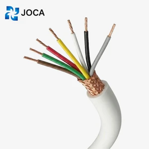 High Flexible Cable PUR Sheath Oil Resistant Drag Chain Cable Fine Oxygen-Free Copper 450/750V for Industrial Automation Systems