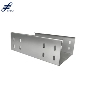 Easy to Assemble Pre-galvanized Cable Trunking Cost Effective Cable Protection