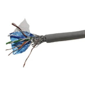 Cat6 SFTP Outdoor Cable with Steel Wire Shielded Communication Cables