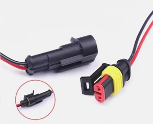Superior AMP 1.5 Waterproof Automotive Electrical Connector Male/Female DJ7021 Cable Custom Wiring Harness