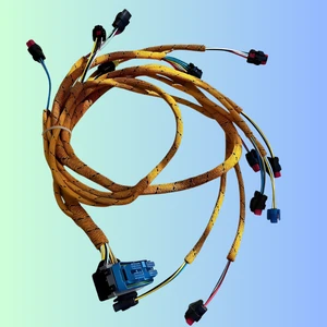 Custom Excavator Wiring Harness Copper Core Jacket PVC/Nylon Insulation CAN Bus Support IP67 EM11