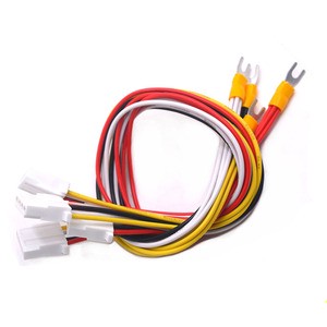 Custom Tin Plated Copper Conductor Electronic Use High Temperature PTFE Insulated Silicone Jacket Ferrite Core Wire Harness