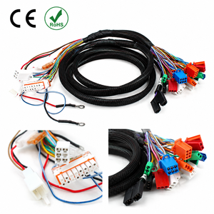 Dimmable HID Headlight Wiring Harness and Adapter Extension Wire Harness for Custom Lighting and Retrofit Projects