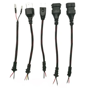 Vehicle LED Light Wire Harness 150mm Customized 36V Automotive Wiring Harness
