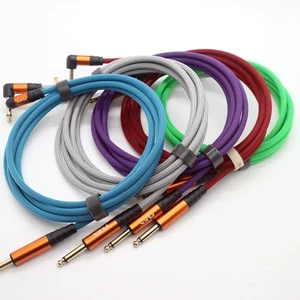 Manufacturer Direct Produce TL-Line12L Braided Guitar Audio Instrument Cable 10FT 3m 6.5mm Oxygen-free Copper Electric Guitar