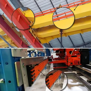 Travelling Overhead Crane Insulated Copper Seamless Busbar System Conductor Rails APAX CRANE Brand 2 Years Warranty