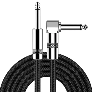 Braided Guitar Patch Cable Pure Copper Conductor High Quality for Microphone/Speaker Bass Pedal Instrument Use