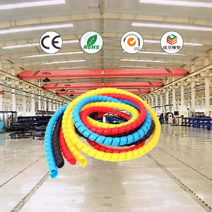 High Quality Spiral Sleeve Spiral Packaging Belt Cable Protective Sleeve Hose Plastic Protective Spiral Sleeve