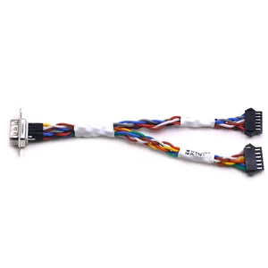Custom 4-Pin 2.5mm Pitch JST SMP-04V-BC SMR-04V-B Wire Connector Cable PVC Insulated Copper for Intelligent Robot Wire Harness