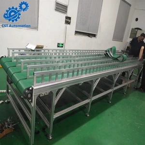 customized automation equipment assembly line with PU PVS belt conveyor