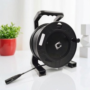 100m SFTP CAT6a Shielded LAN Cable Extension Cord Reel For Live Applications