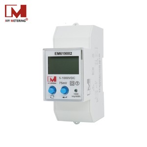 500V 1000V Solar PV Strings Bidirectional Power Monitor RS485 DC Energy Meter With Over/Under Voltage