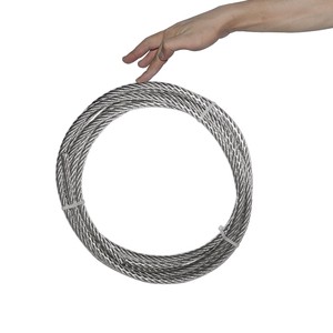 7x7 EN Standard Galvanized Steel Cable Wire Rope for Elevators with Cutting Service-10mm Hot Dipped