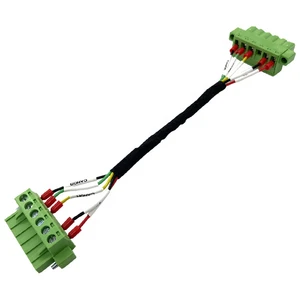 Custom CAN Bus Auto Wire Harness Terminal Block Cable Assembly Copper Core PVC Insulated 12V USB Connector Electronic Customized