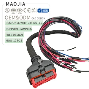 Custom IP67 Waterproof Automotive Wire Harness Injection Molded Multi-Pin Connector Cable Assembly for Car Accessories
