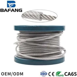 304/316 OES PVC-coated Steel Wire Rope Stainless Steel Wire Rope/cable/strand Standard Custom Length Structure Welding Cutting