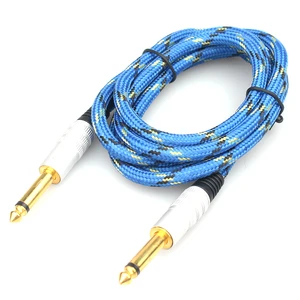 1/4 Coaxial XLR Guitar Instrument Cable with Combination Shielding for Microphone/Speaker Use Male-Male 1.5m-15m Length
