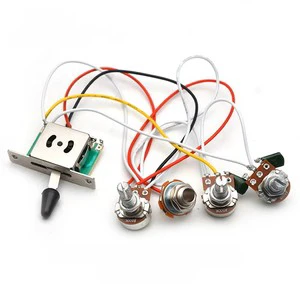 ST SQ Electric Guitar Audio Cable 1 Volume 2 Tone Five-speed Switch