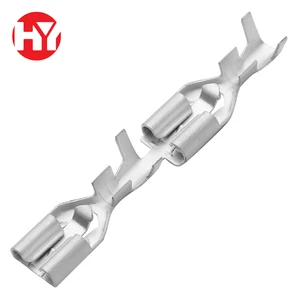 205 Series Female Crimp Terminal Continuous Crimp Brass Electrical Connector Contacts for Wire Harness Automotive Use