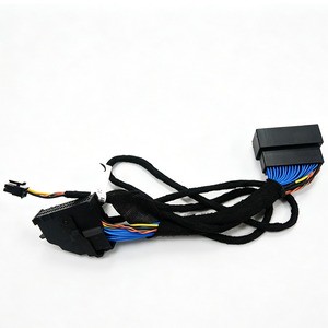 Auto Wire Harness With 26Pin 22AWG Connector Cable Assembly Line Automobile Rearview Camera 54P Navigation Wire Assembly