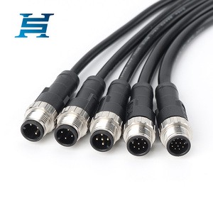 1.5-Meter M8/M12 Waterproof Cables Sensor Harnesses for Industrial Control Encoders & Servo Controller Connections