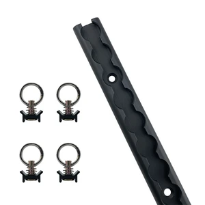 4ft Aluminum L Track Tie Down System Fit for Trailer Vans Trucks Motorcycles ATV UTV