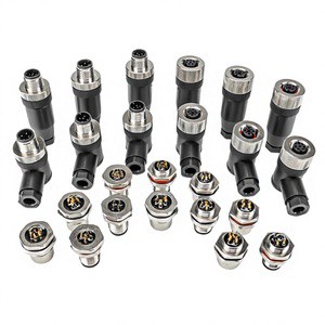 EX-PRO M12 D-Sub Pin Sensor Cable Connector IP67 Waterproof Threaded Connection 4Pin CE Certified Custom Length -25~+80 1