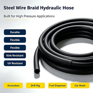 Top Sale Super Quality High Pressure Resistant Oil Sae100 R1at One Steel Wire Braided Rubber Hydraulic Hose
