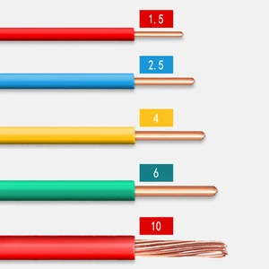 H07V 16mm Solid Single Core Copper Wire Cable BV PVC Building Insulated 450/750V