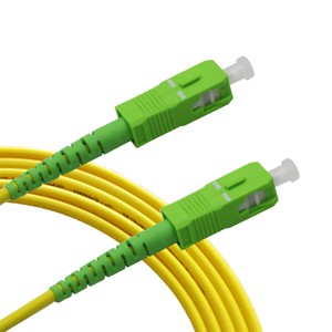 Lenew FTTH Customized Patch Cord SC/APC-SC/APC G952D 0.9mm 3M PVC/LSZH Fiber Optic Patch Cord