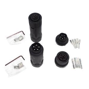 IP68 Cable Connectors Waterproof M25 AC Connectors 5 PIN Silicone Sealing Copper Alloy Terminal Wire Connector