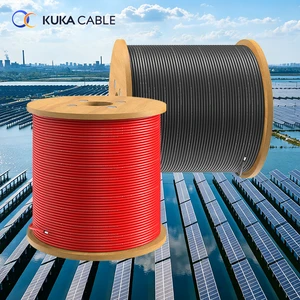 TUV UL Approved CPR B2ca Certified H1Z2Z2-K PV Cable EN50618 1.5kV DC Tinned Copper XLPO LSZH Factory Direct ISO