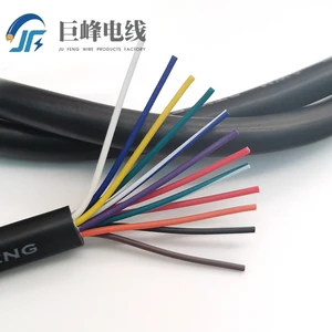 UL20549 26AWG 12-Core Shielded Cable with PUR Outer Jacket, High Temperature Resistant, Acid and Alkali Resistant