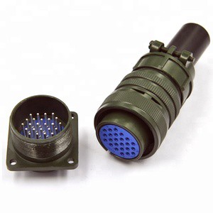 MS Series Cable Connectors Equivalent 97 Series Amp 24 Pin Connector Industrial Circular Connector