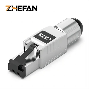 ZHEFAN Shielded Toolless Rj45 Cat8 Connector Modular Plug