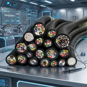 Superior Performance UL Listed CE Certified Double Shielded Foil Braid Interference Resistant Robotic Flexible Cables